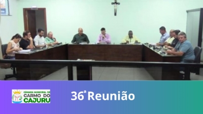 Vídeo da 36 Reunião Ordinária 2023