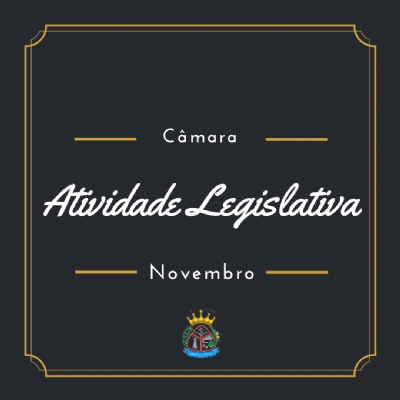 Atividade Legislativa Novembro 2022