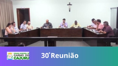 Vídeo da 30 Reunião Ordinária 2023