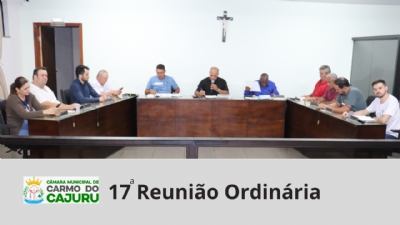 Vídeo da 17 Reunião Ordinária 2024