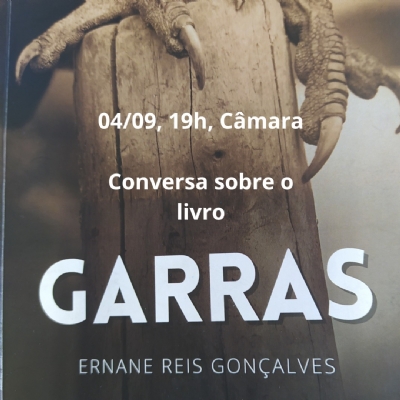 Câmara Cultural: Debate sobre o livro Garras