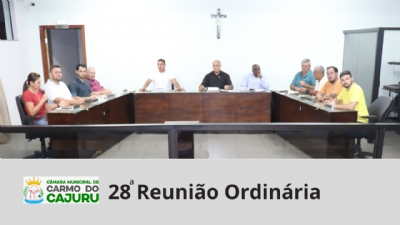 Vìdeo da 28 Reunião Ordinária 2024