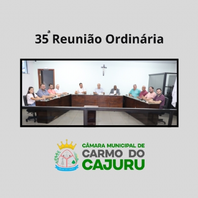 Resultado da 35 Reunião Ordinária 2024