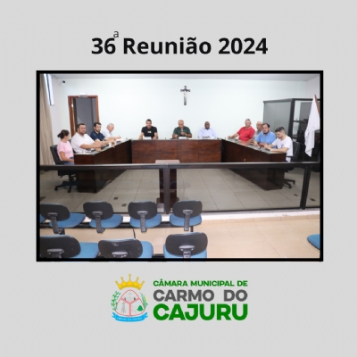 Resultado da 36 Reunião Ordinária 2024