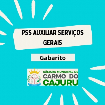 Gabarito do PSS