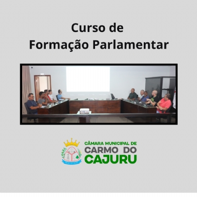 Segundo Encontro do Curso de Formação para Parlamentares 2025