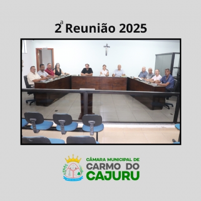 Resultado da 02a Reunião Ordinária 2025