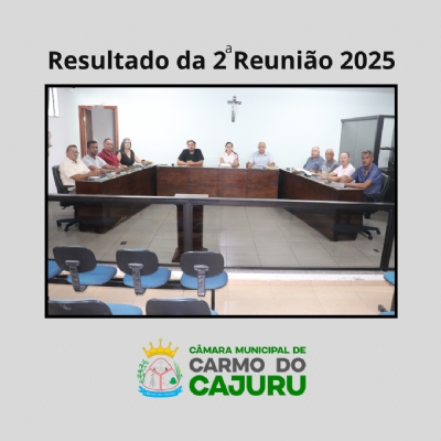 Áudio do Resultado da 02 Reunião Ordinária 2025