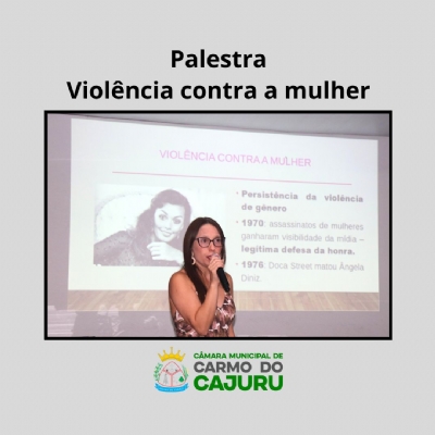 Palestra sobre Violência contra a Mulher foi realizada na Câmara (2025)