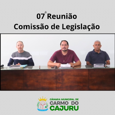 Áudio da 07 Reunião da Comissão de Legislação 2025