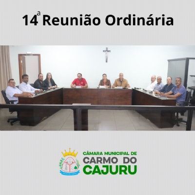 Resultado da 14 Reunião Ordinária 2025