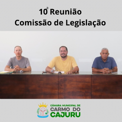 Áudio da 10 Reunião da Comissão de Legislação 2025