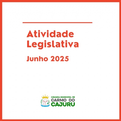 Atividade Legislativa Junho 2025