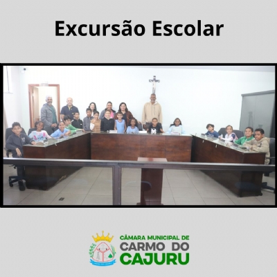 Câmara recebe visita de escola de Salgados