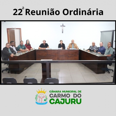 Áudio da 22 Reunião Ordinária 2025