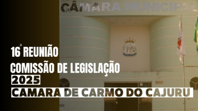 Áudio da 16 Reunião da Comissão de Legislação 2025