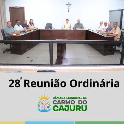 Áudio do resultado da 28 Reunião Ordinária 2025
