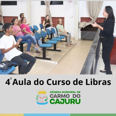 Quarta aula do curso de Libras foi realizada (2025)