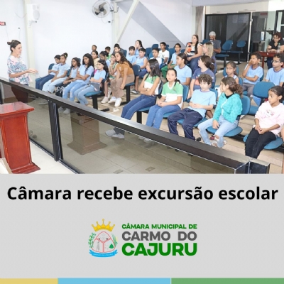 Câmara recebe excursão escolar (2025)