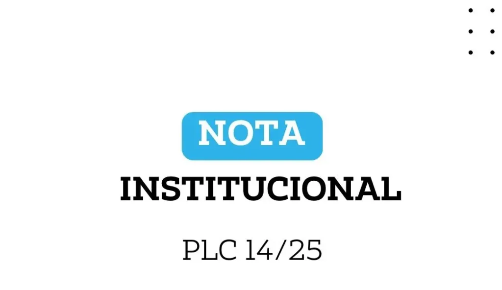 Nota sobre o PLC 14/25 que altera o Estatuto dos Servidores