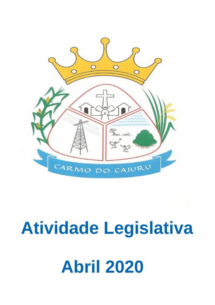 Atividade Legislativa Abril 2020