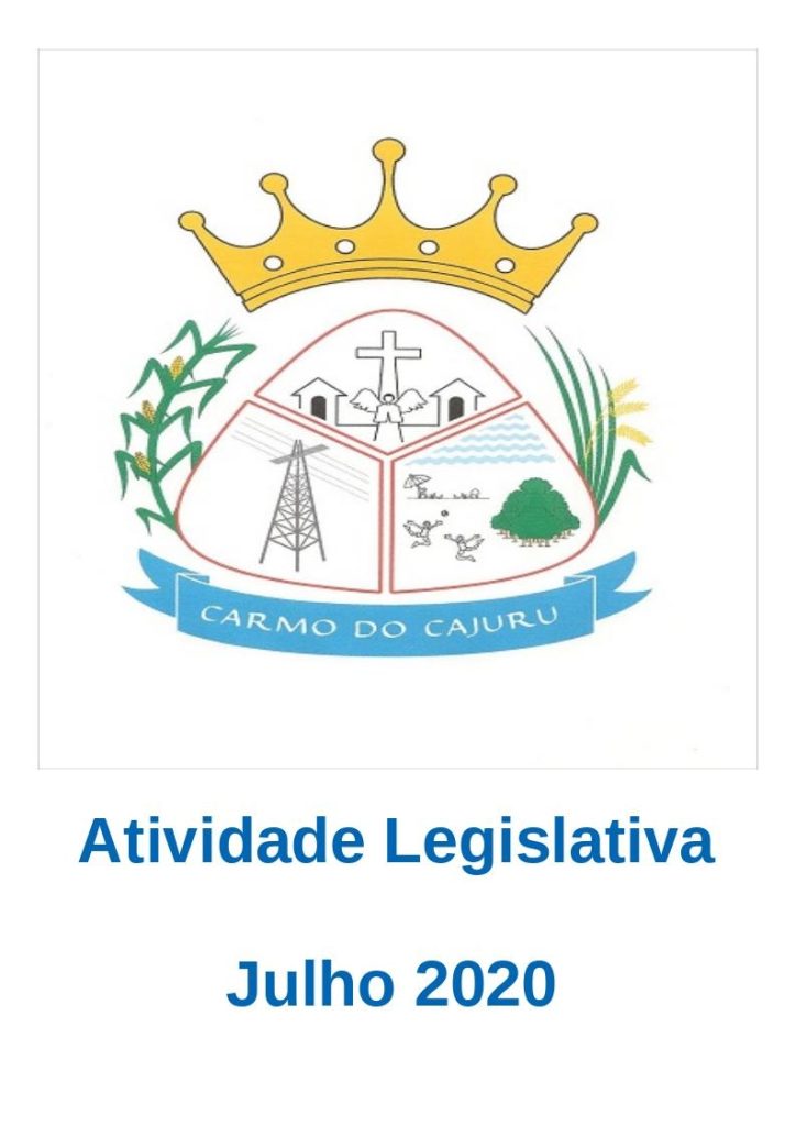 Atividade Legislativa julho 2020