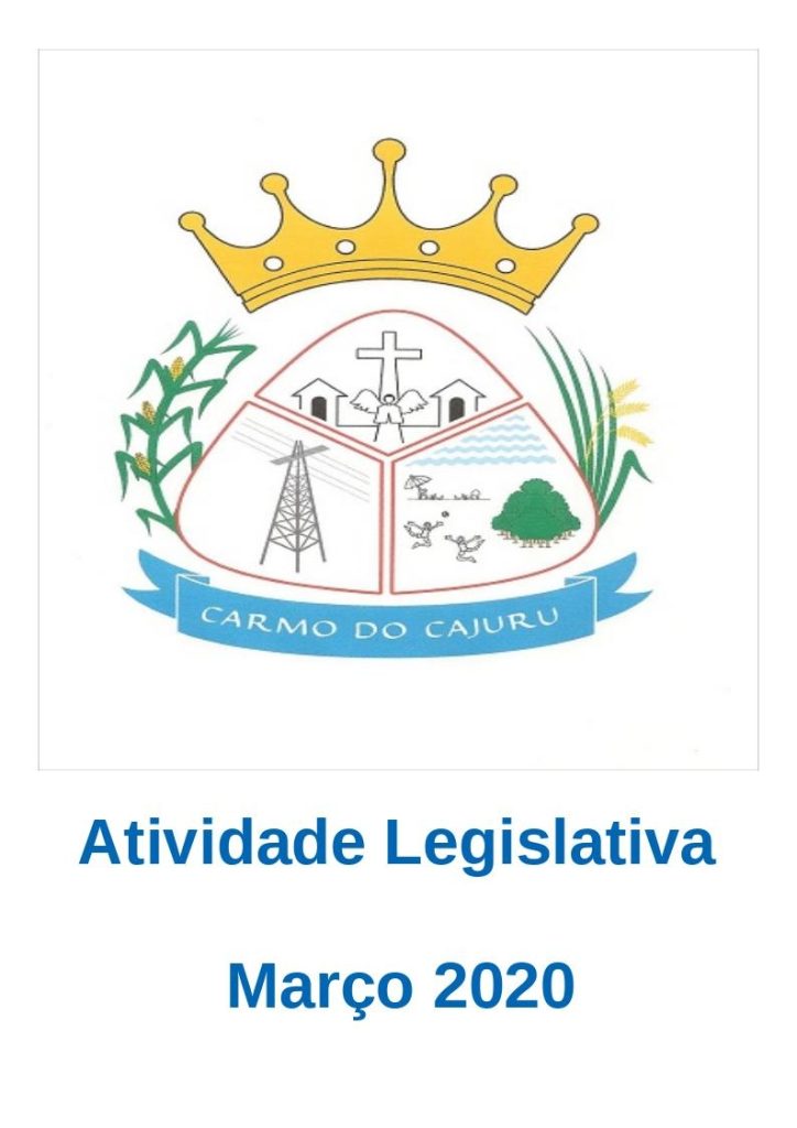 Atividade Legislativa Março 2020