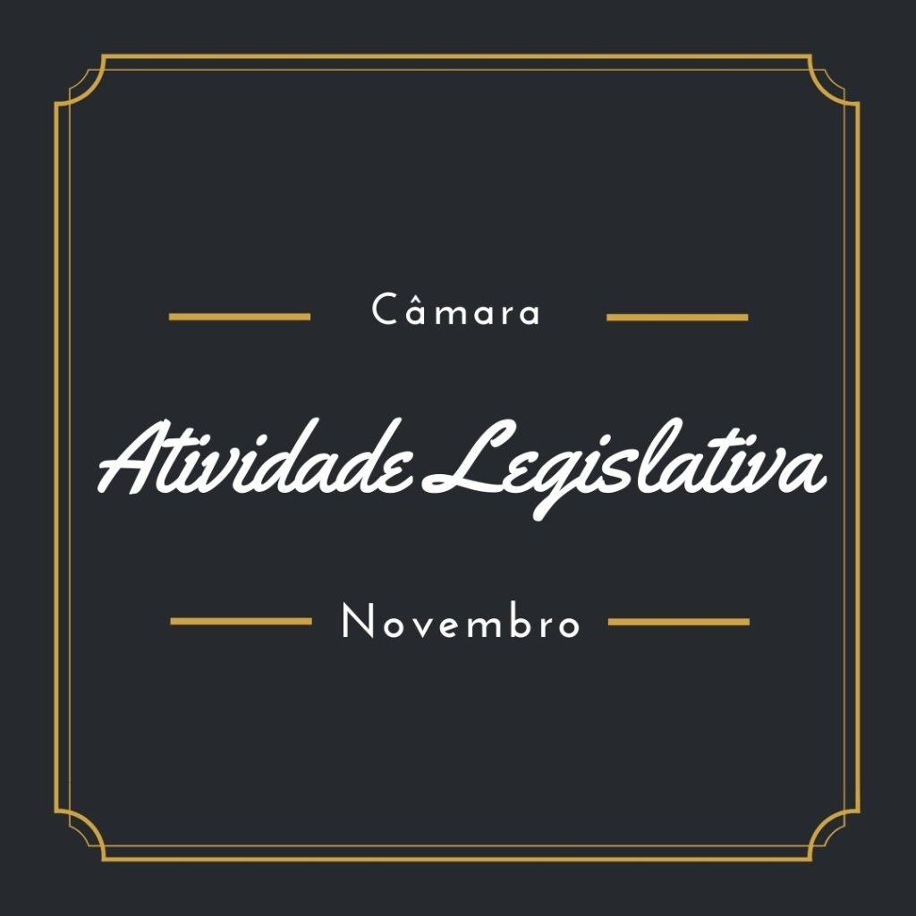 Atividade Legislativa Novembro 2021