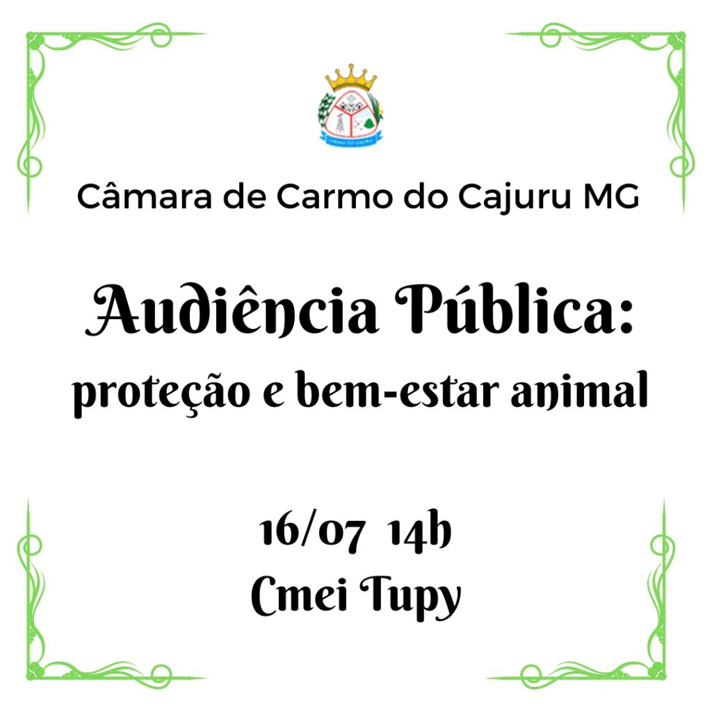 Audiência Pública: Proteção Animal
