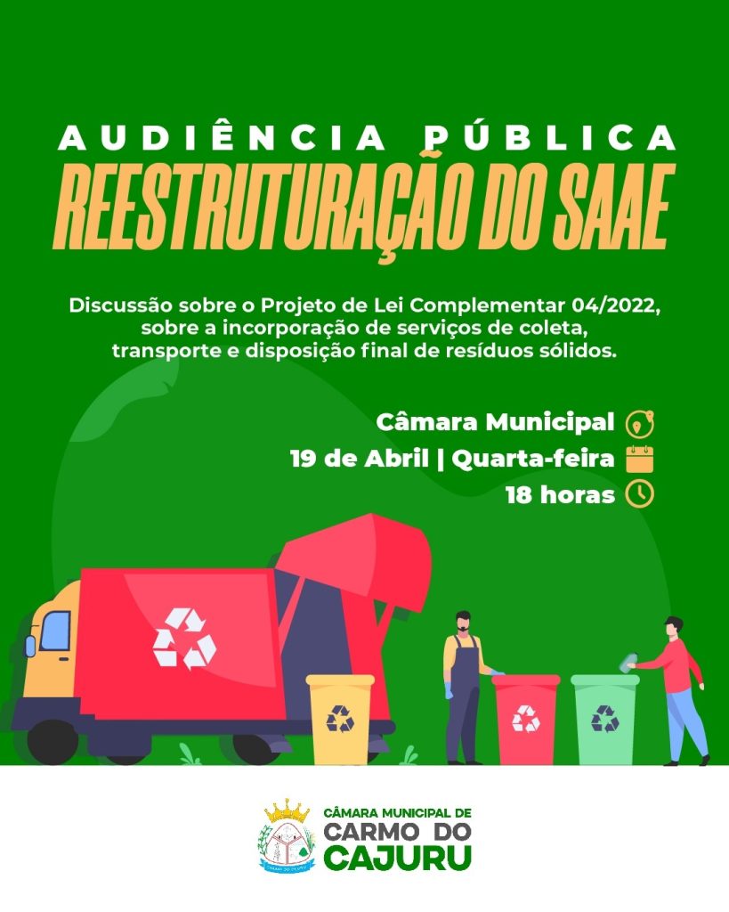 Audiência sobre a mudança na coleta do lixo
