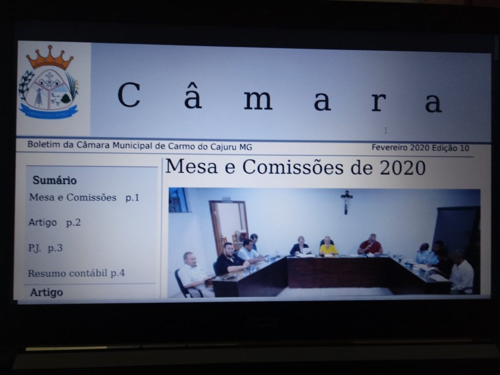 Boletim Informativo da Câmara: fevereiro de 2020