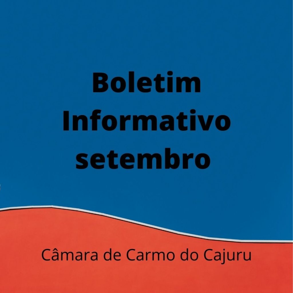 Boletim Informativo da Câmara: setembro de 2020