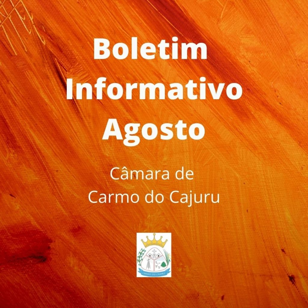 Boletim Informativo de Agosto