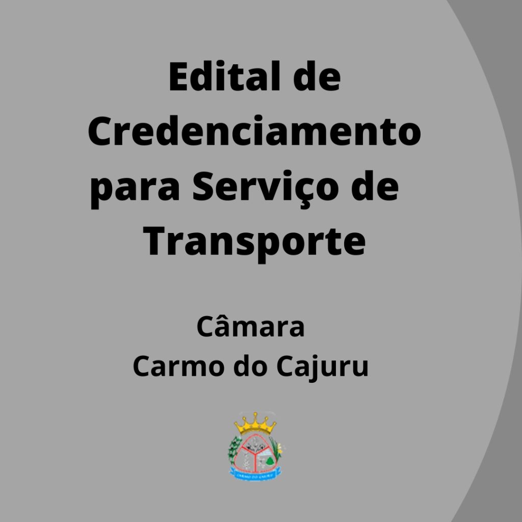 Credenciamento de transporte