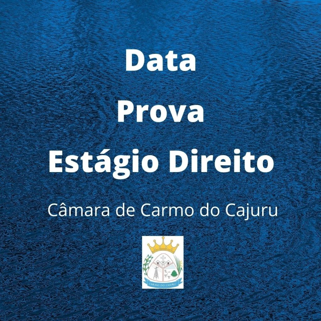 Data da prova do estágio em Direito