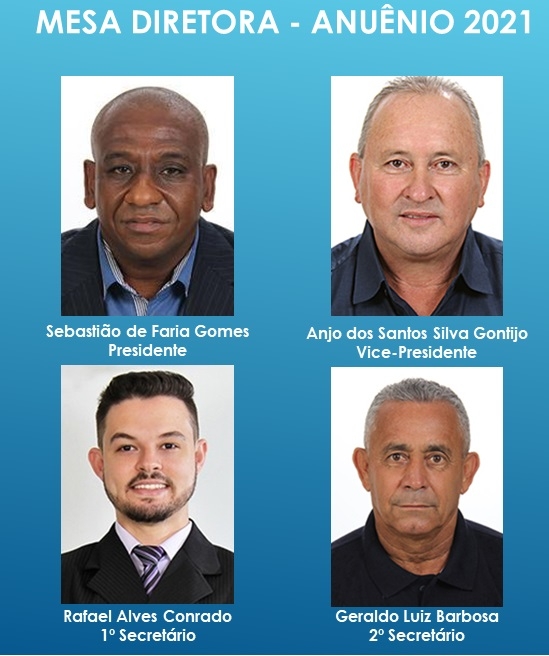 ELEITA MESA DIRETORA PARA O ANUÊNIO 2021 ELEITA MESA DIRETORA PARA O ANUÊNIO 2021