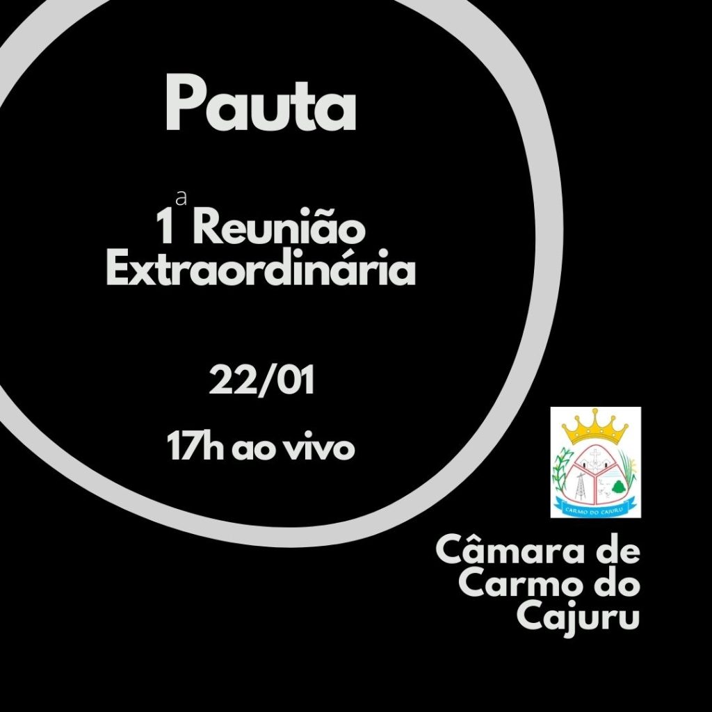 Pauta da 1 Reunião Extraordinária 2024 Pauta da 1 Reunião Extraordinária 2024