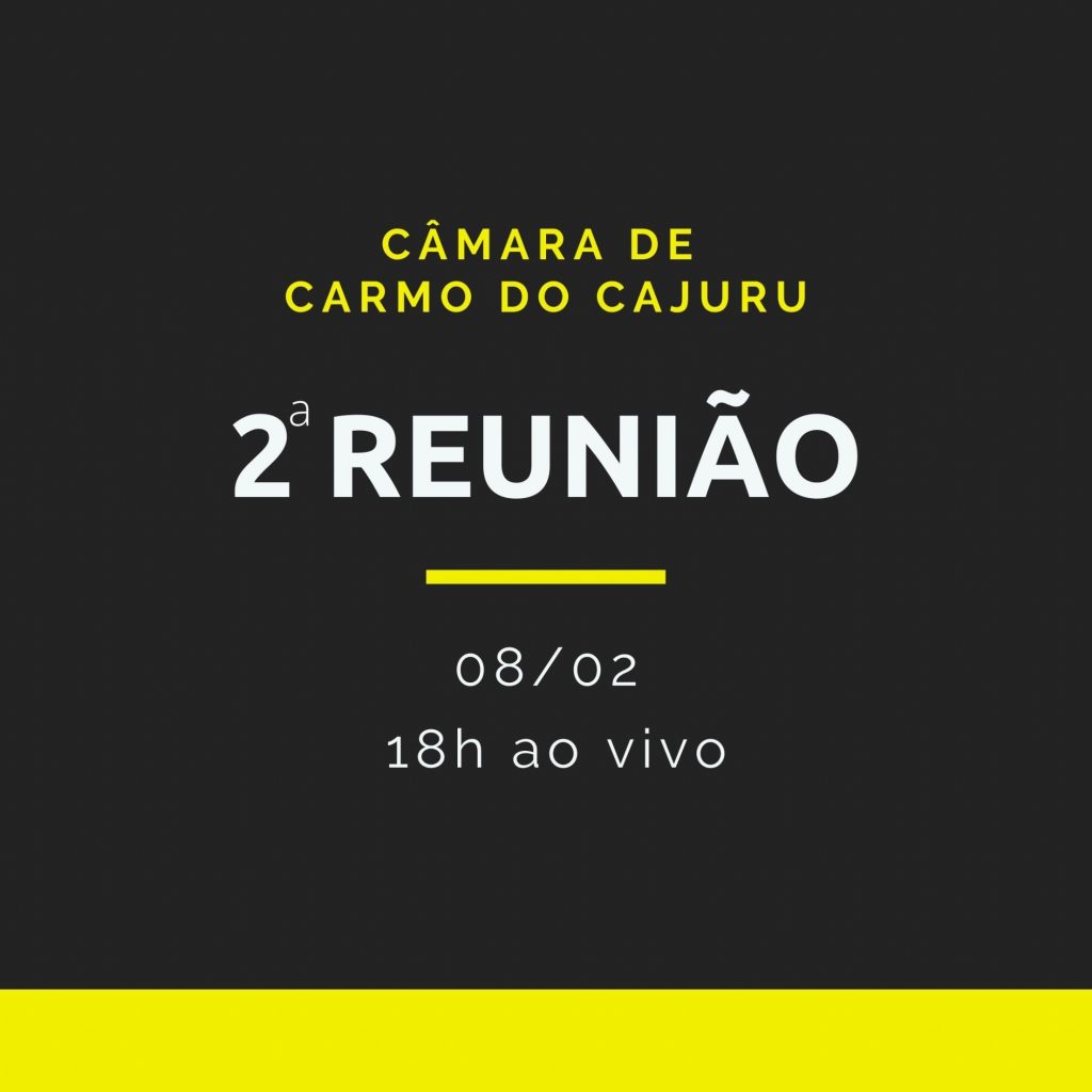 Pauta da 2 Reunião Ordinária 2022