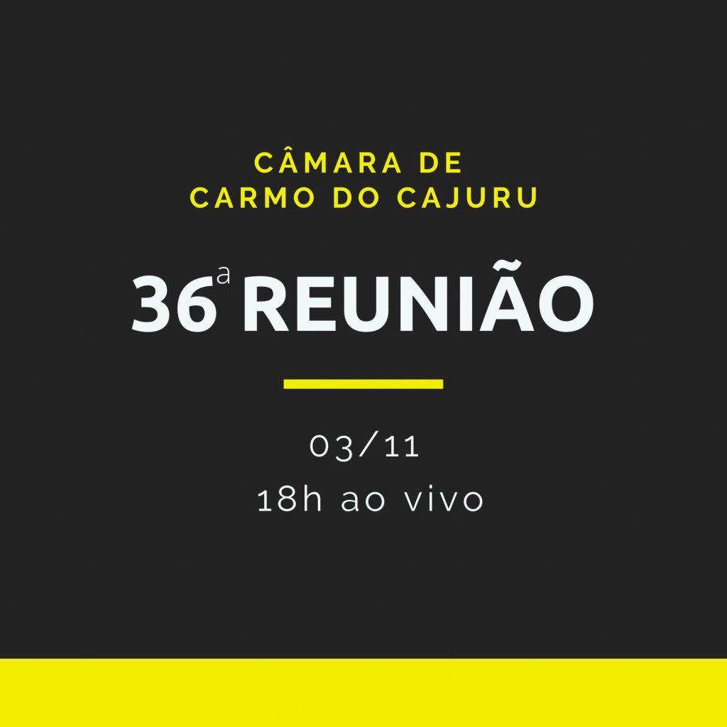 Pauta da 36 Reunião Ordinária
