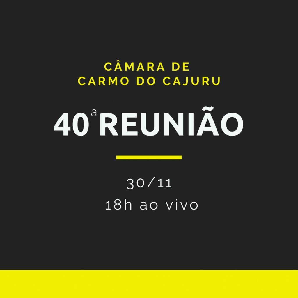 Pauta da 40 Reunião Ordinária Pauta da 40 Reunião Ordinária