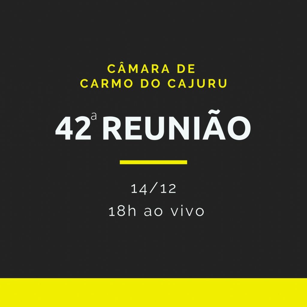 Pauta da 42 Reunião Ordinária 2021