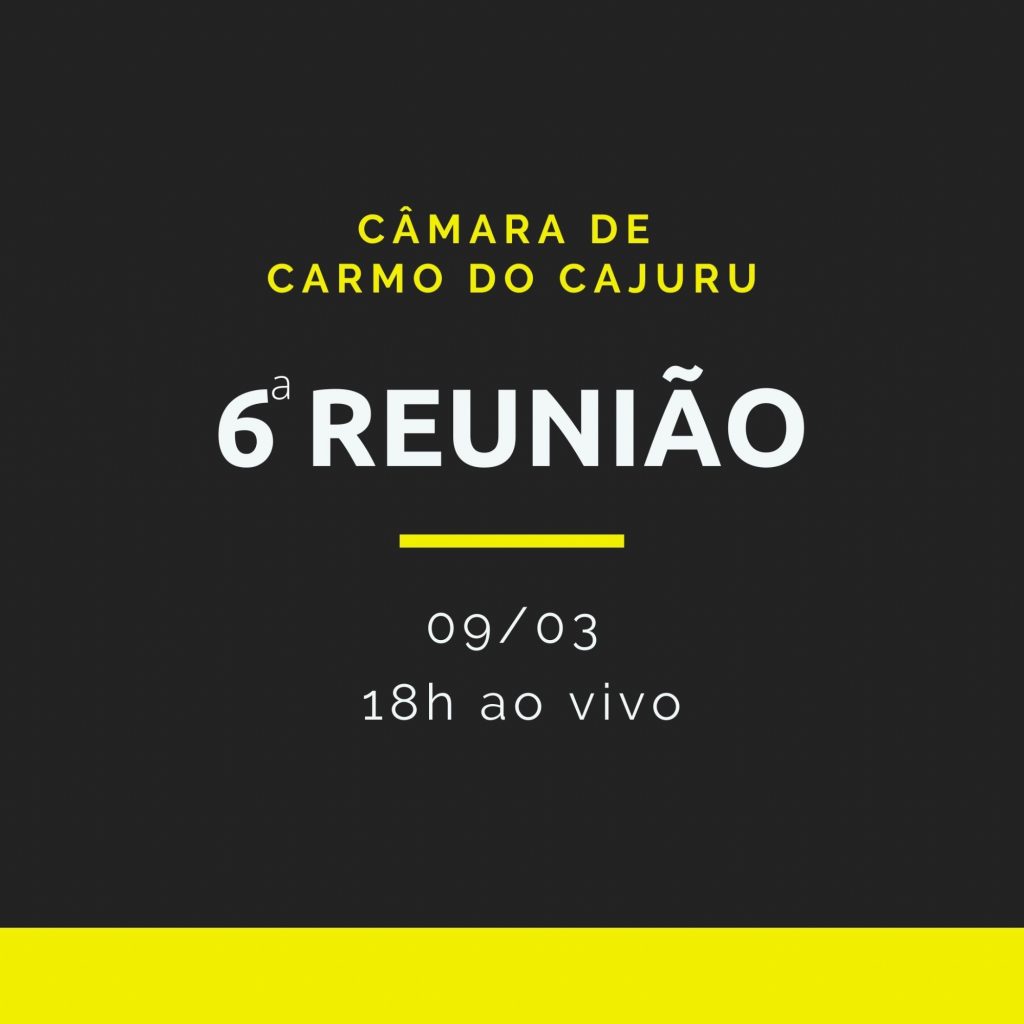 Pauta da 6 Reunião Ordinária 2022