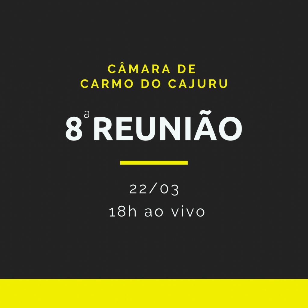 Pauta da 8 Reunião Ordinária 2022 Pauta da 8 Reunião Ordinária 2022