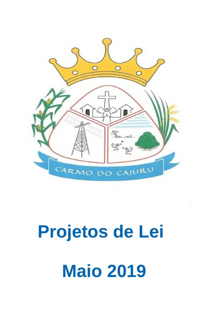 Projeto de Lei Maio 2019