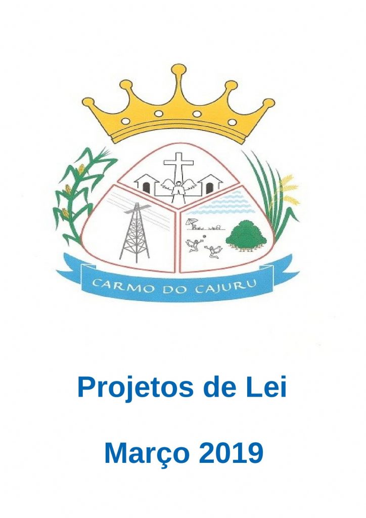 Projetos de Lei Março de 2019