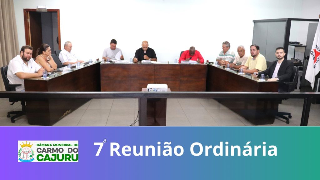 Resultado da 07 Reunião Ordinária 2024