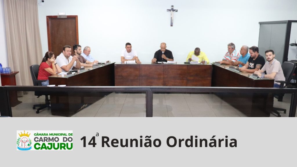 Resultado da 14 Reunião Ordinária 2024