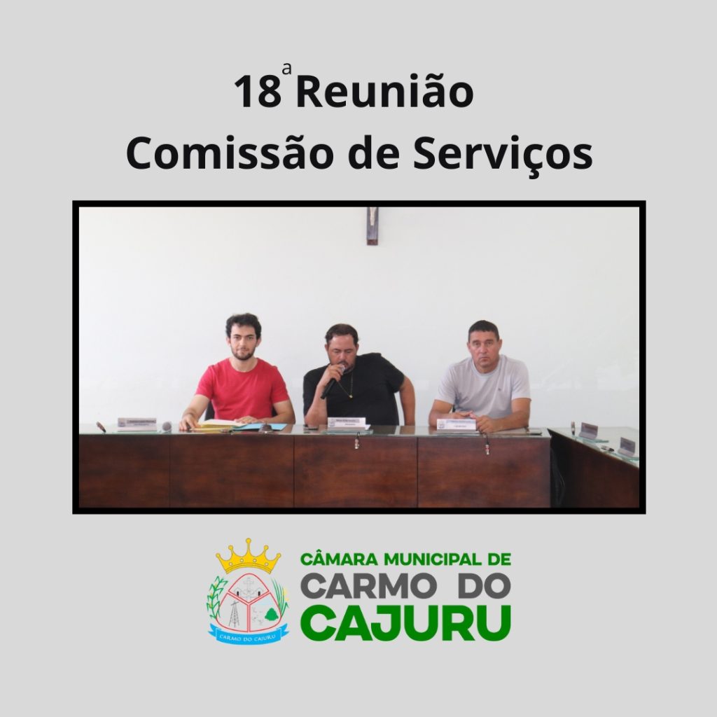 Resultado da 18 Reunião da Comissão de Serviços 2024