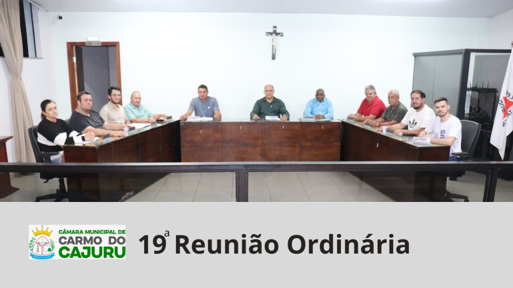 Resultado da 19 Reunião Ordinária 2024