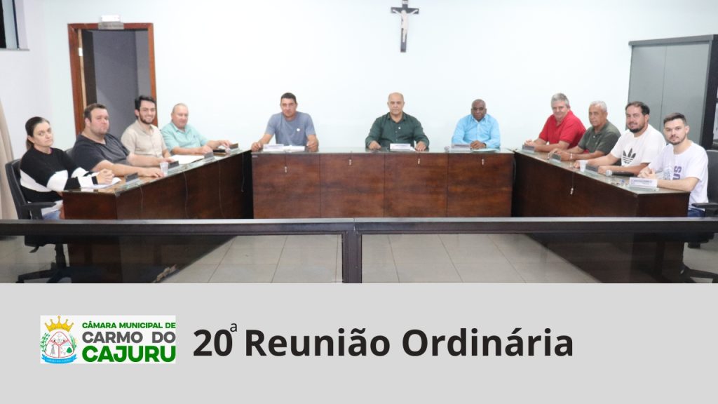 Resultado da 20 Reunião Ordinária 2024